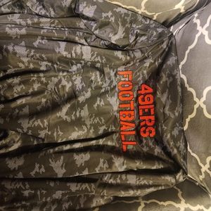 49ers reversable hoodie and T shirt